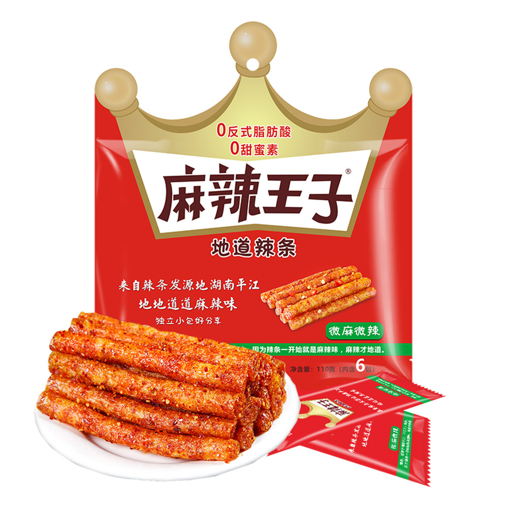 Mala-Prince-Authentic-Spicy-Strips---Mildly-Spicy,-6-Packs,-110g-1