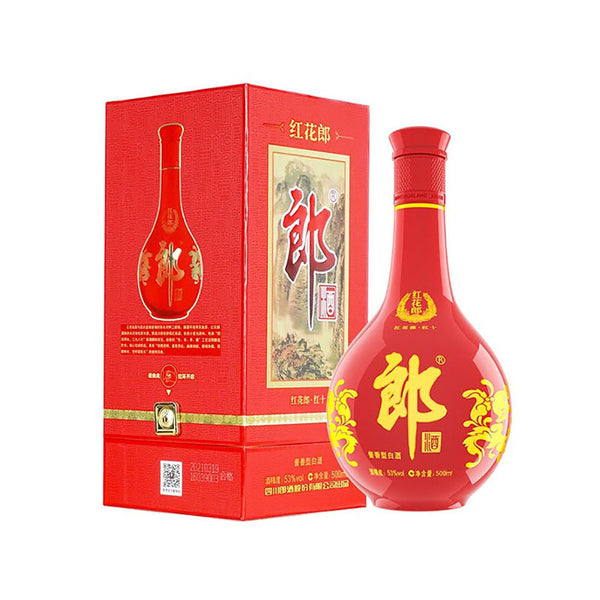 Langjiu Honghualang Rượu Bạch Tửu 10 Năm 500 ml – hương Moutai, rượu trắng Trung Quốc