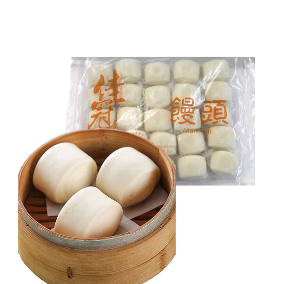 Jiaguan Frozen Mantou - 25pcs, 500g