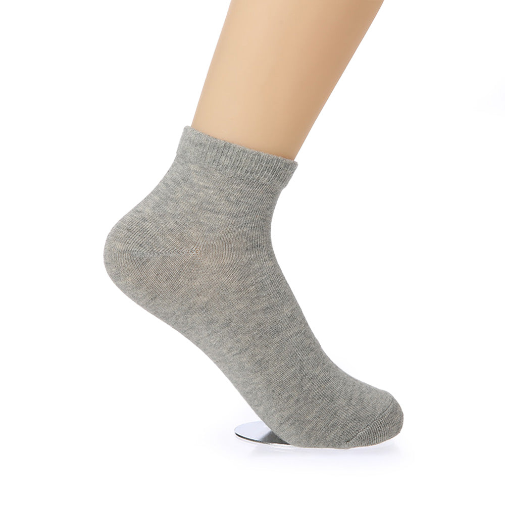 FaSoLa-Women's-Short-Cotton-Socks---Gray,-2-Pairs-1