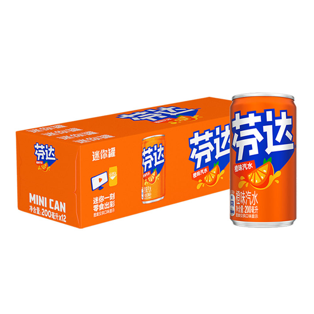 [Full-Case]-Coca-Cola-Fanta-Mini-Cans-200ml*12-1