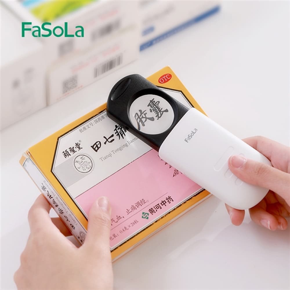 FaSoLa-Portable-Pull-Out-Magnifier---White,-9.9*5.1*2cm-1