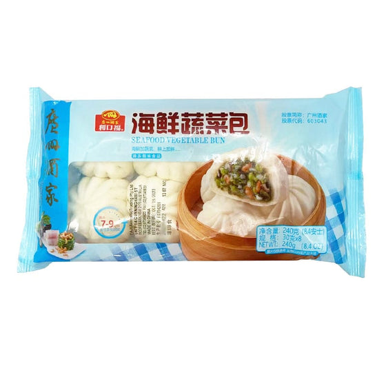 [Frozen] Likoufu Seafood and Vegetable Dumplings, 8 Pieces, 240g