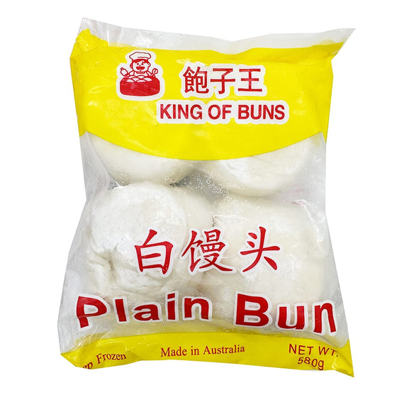 [Frozen] Baozi King White Steamed Buns, 4pcs 580g