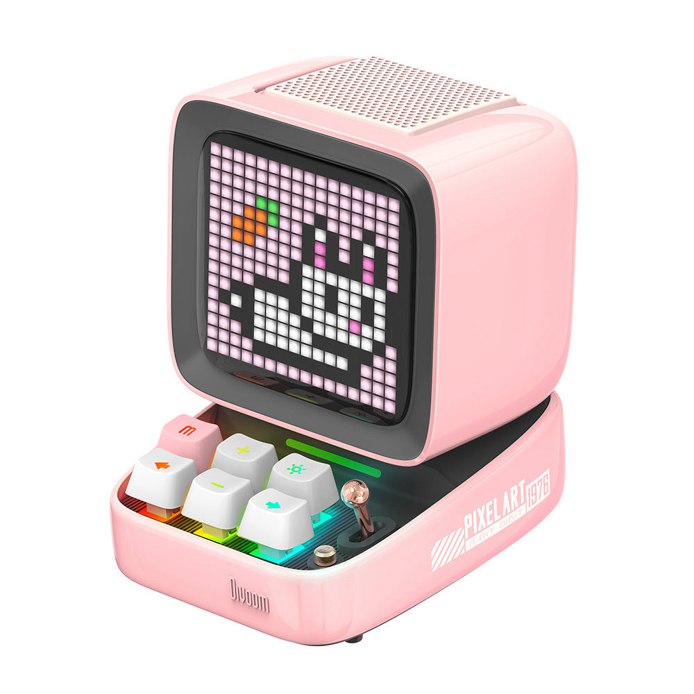 Divoom-Retro-Pixel-Art-Bluetooth-Speaker---Pink-1