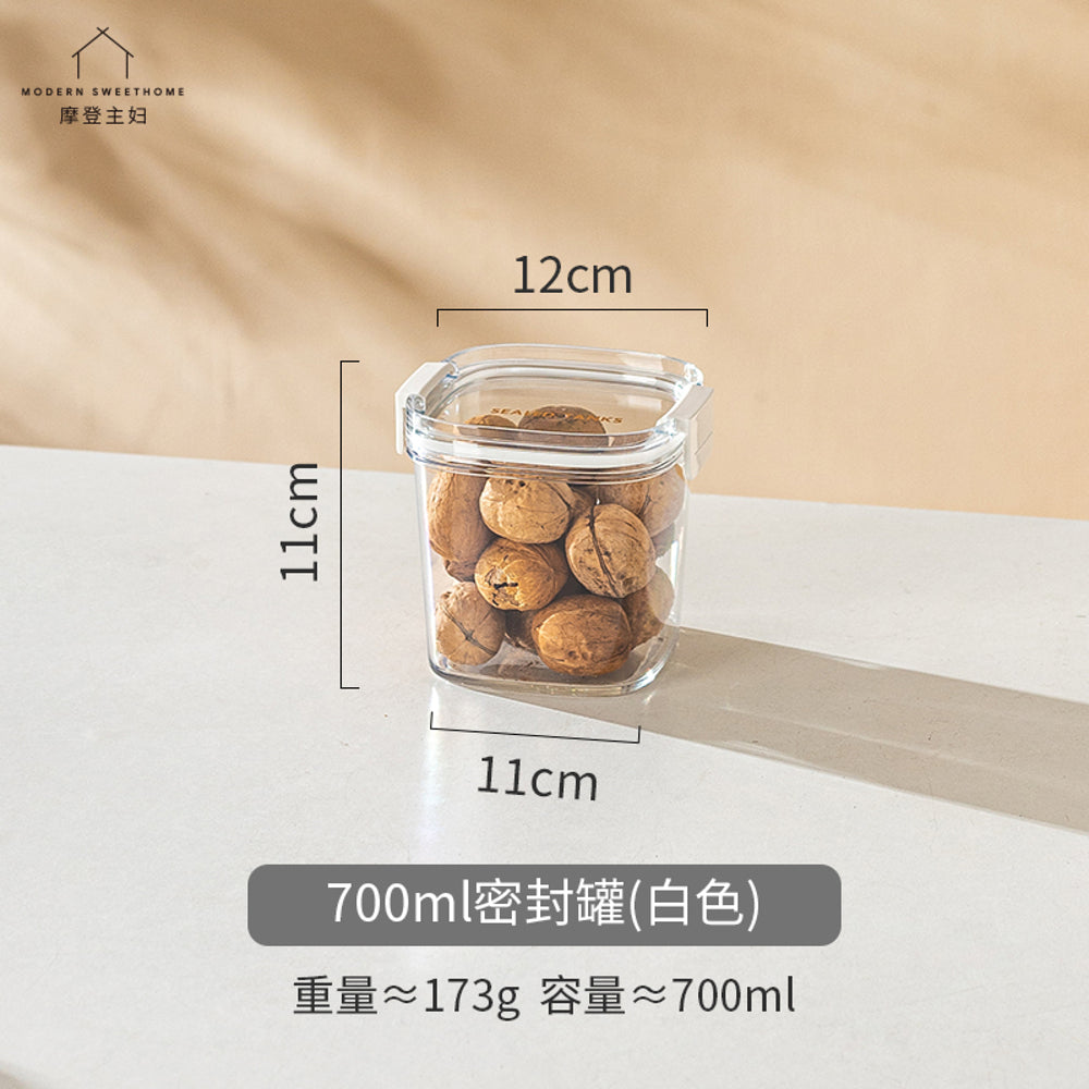 Modern-Sweethome-Food-Grade-Airtight-Container,-White-–-700-ml-1