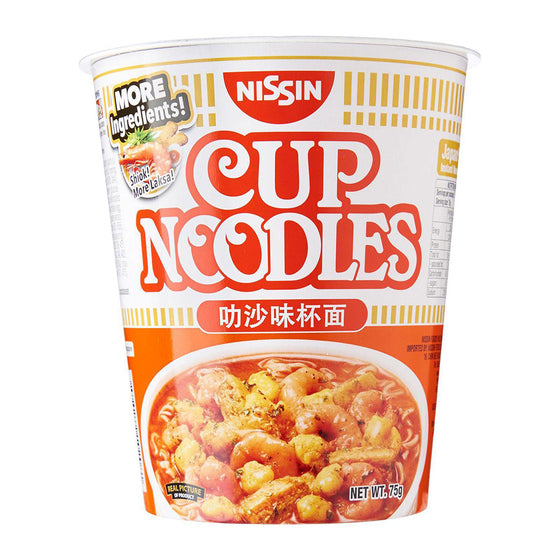 Mì Ly Nissin Cup Noodles Laksa 75 g – vị Laksa Singapore cay béo