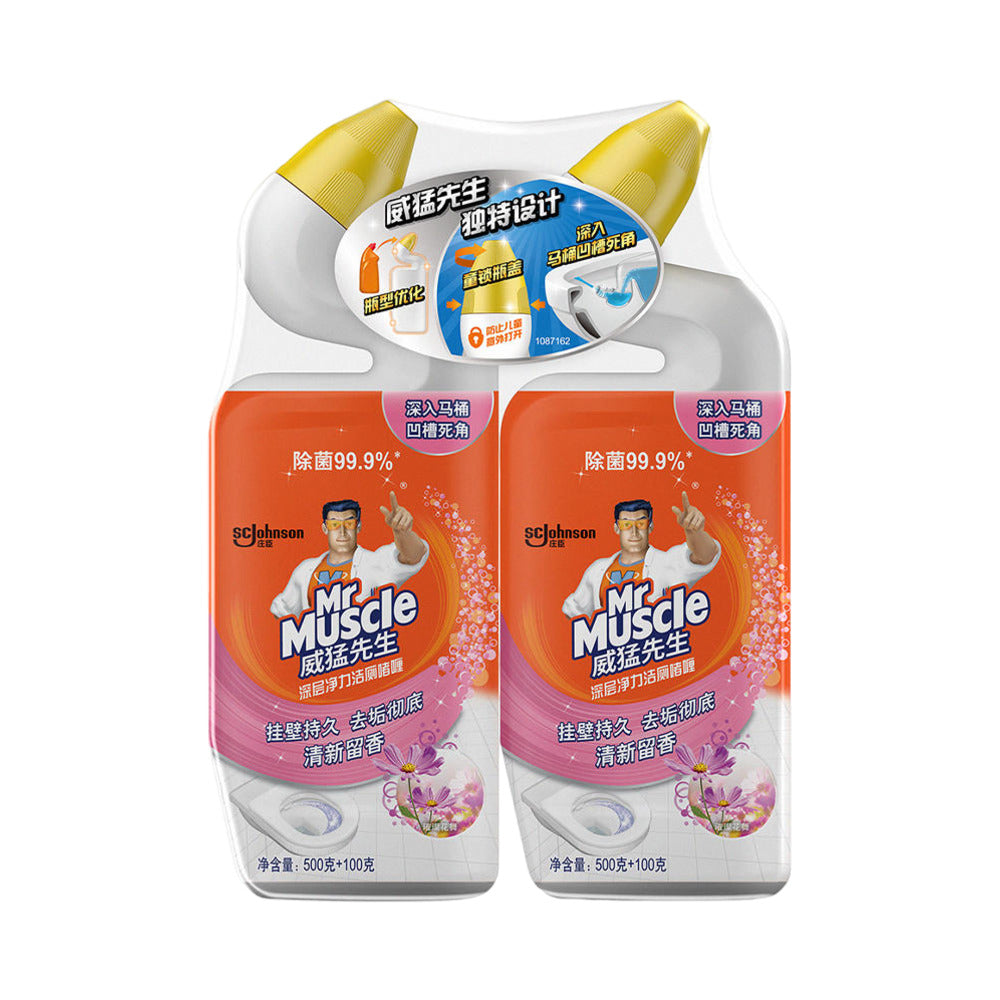 Mr-Muscle-Deep-Clean-Toilet-Gel---Floral-Scent,-600g-x-2-1