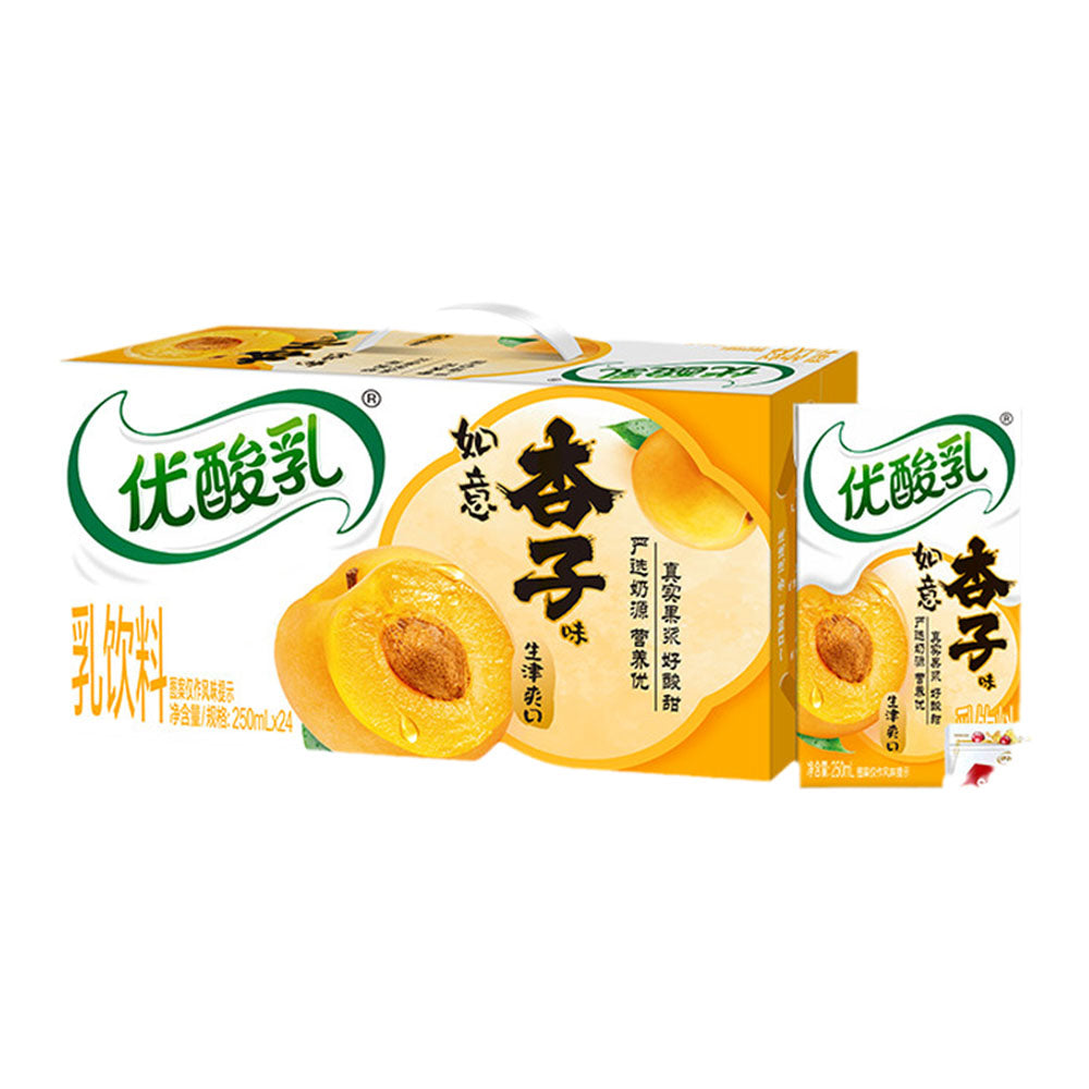 Yili-Apricot-Flavored-Yogurt-Drink---250ml-x-24-1