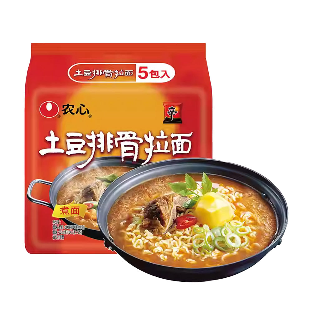 Nongshim-Potato-and-Rib-Soup-Noodles-120g,-Pack-of-5-Bags-1