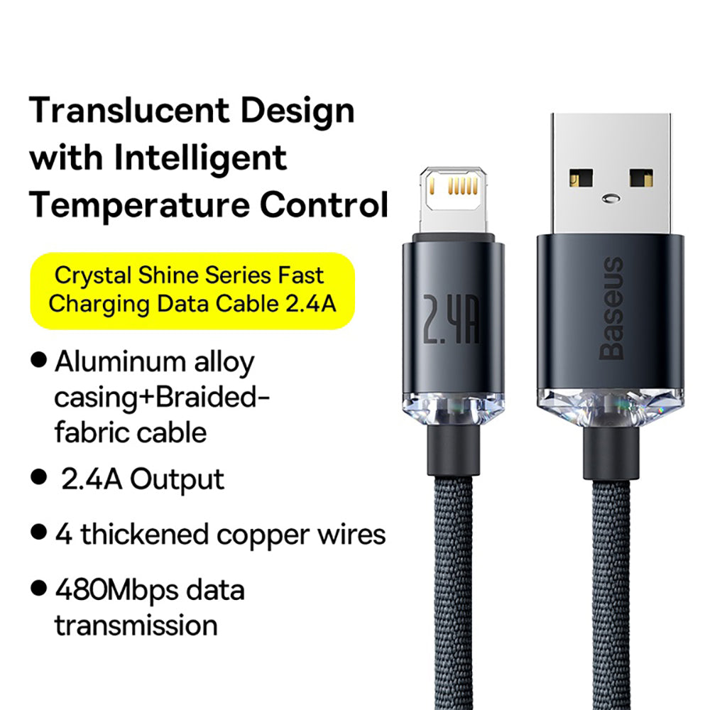 Baseus-Crystal-Shine-Series-Fast-Charging-Data-Cable-USB-to-iP-2.4A-1.2m-Black-1