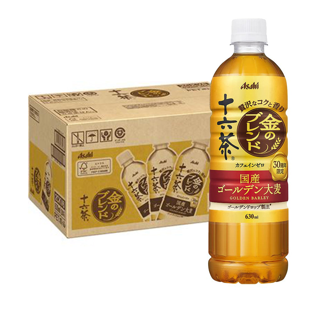 Asahi-Jurokucha-Golden-Blend-Caffeine-Free-Tea---630ml-x-24-Bottles-1