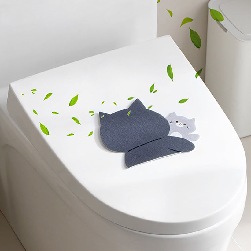 FaSoLa Toilet Deodorizer Sticker - Walnut Cat