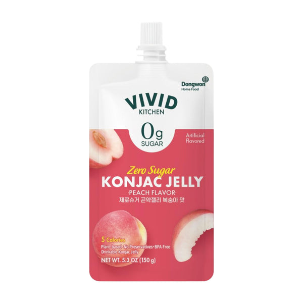 Vivid Kitchen Zero Sugar Peach Konjac Jelly 150g