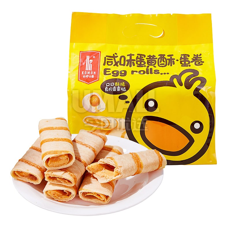 Kaman-Crispy-Egg-Rolls-Salted-Egg-Yolk-Flavor---10-Packs,-219g-1