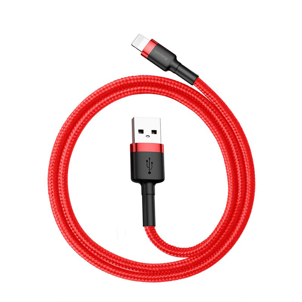 Baseus-Cafule-USB-to-Lightning-Cable-2.4A-0.5M---Red-1