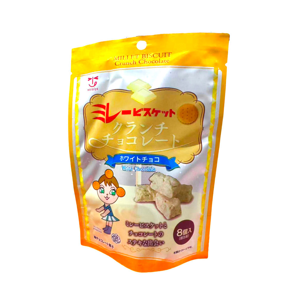 Warajya-Millet-Biscuit-Crunch-Chocolate-(White-Chocolate)-—-8-Pieces,-76g-1