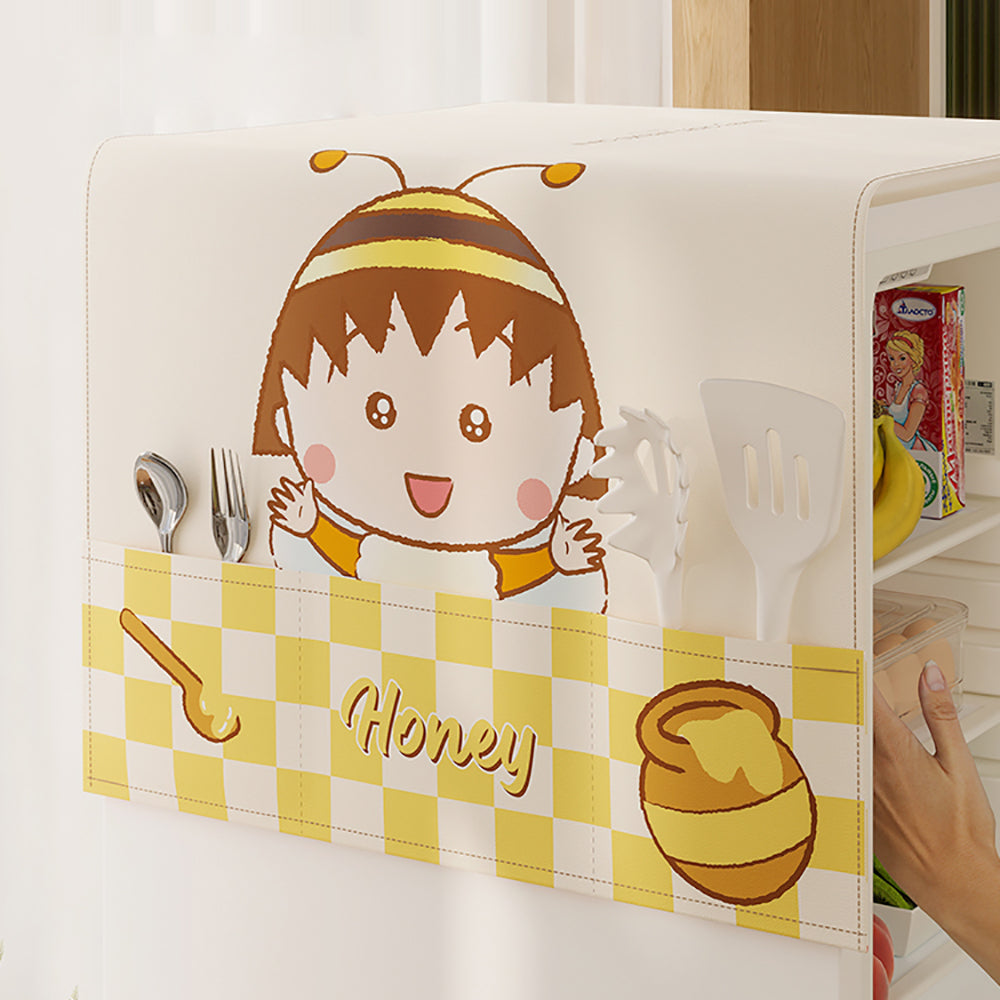 Modern-Housewife-Cute-Bee-Refrigerator-Dust-Cover-1