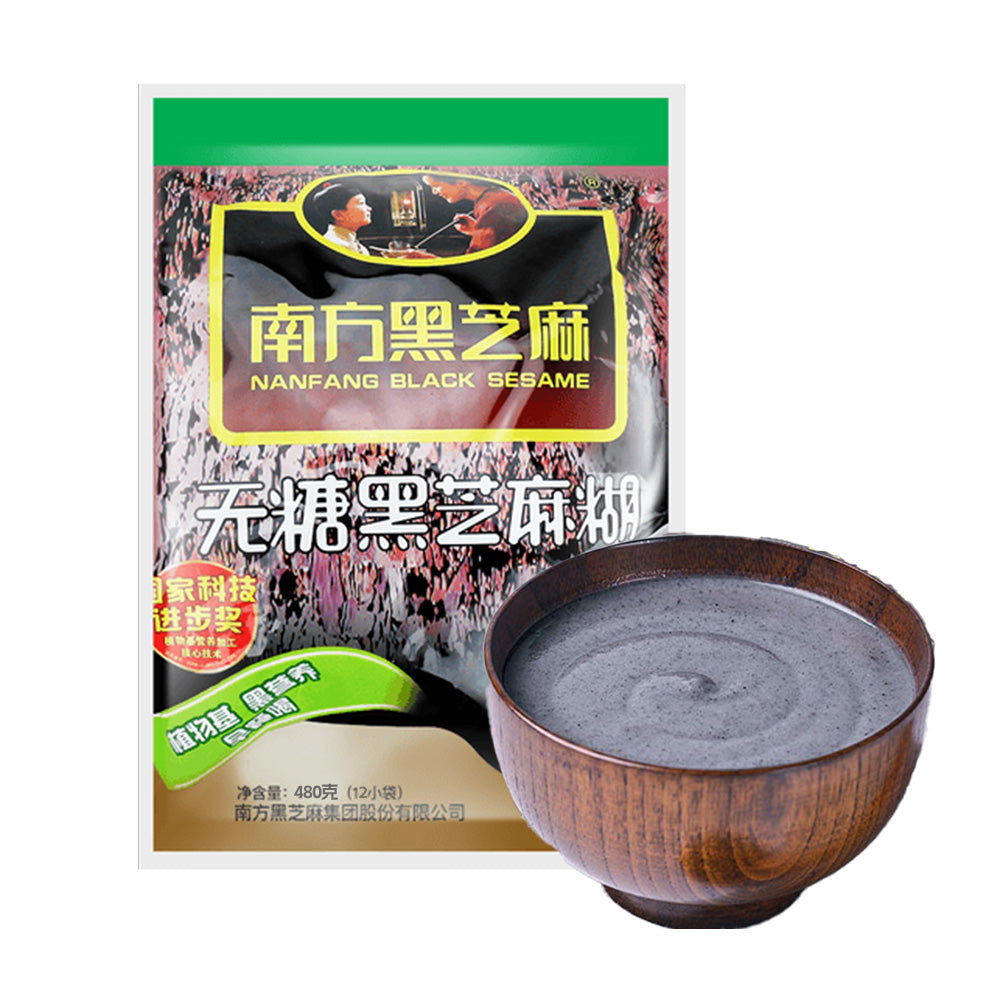 Nanfang-Sugar-Free-Black-Sesame-Paste---12-Packs,-480g-1