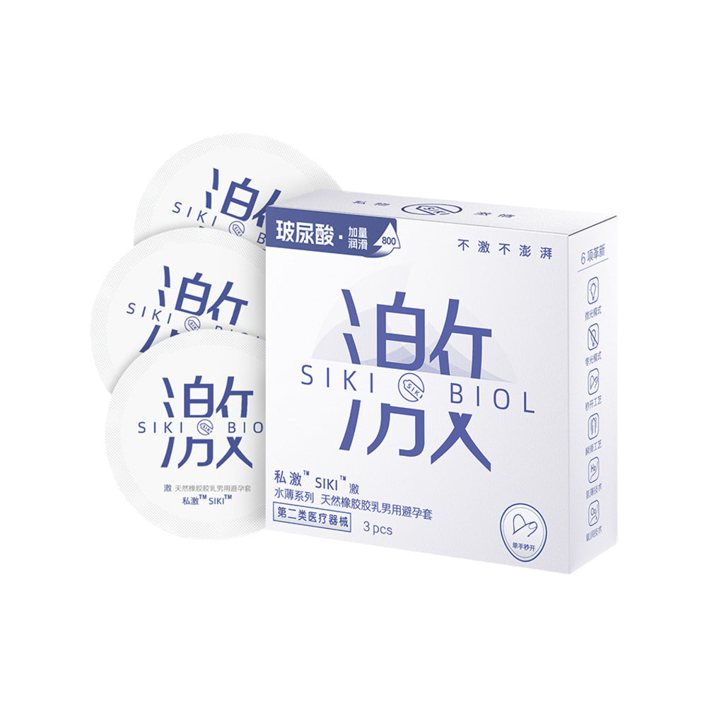 SIKI-Aqua-Thin-Condoms-with-Hyaluronic-Acid-Lubricant-–-3-Pack-1