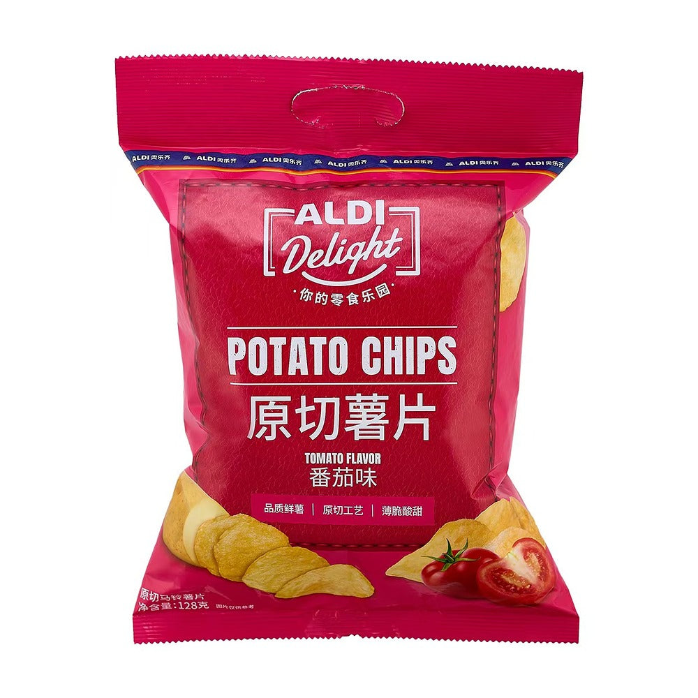 Aldi-Delight-Original-Cut-Potato-Chips-–-Tomato-Flavor-128g-–-Limited-Import-1