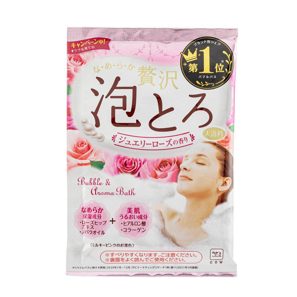 Cow-Brand-Milk-Collagen-Bubble-Bath---Rose-Scent,-30g-1