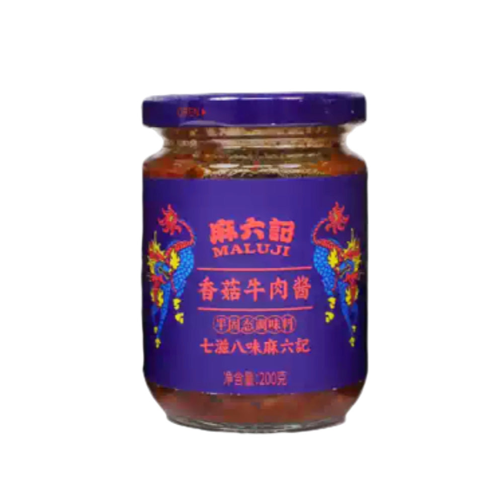 Maluji-Shiitake-Mushroom-&-Beef-Sauce-200g-–-Savory-Spicy-Stir-In-Condiment-1