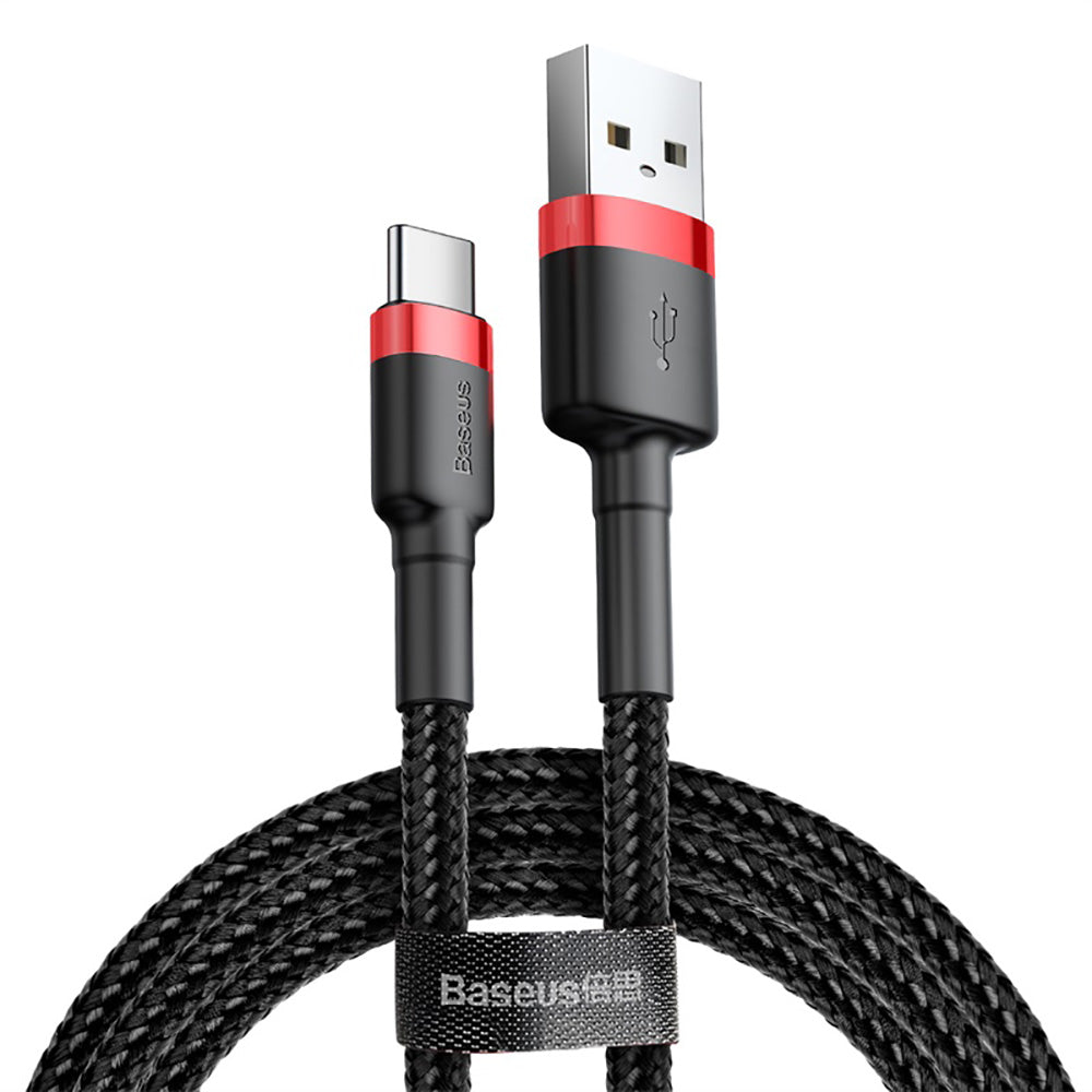 Baseus-Cafule-USB-to-Type-C-Cable-2A-3m---Red-and-Black-1