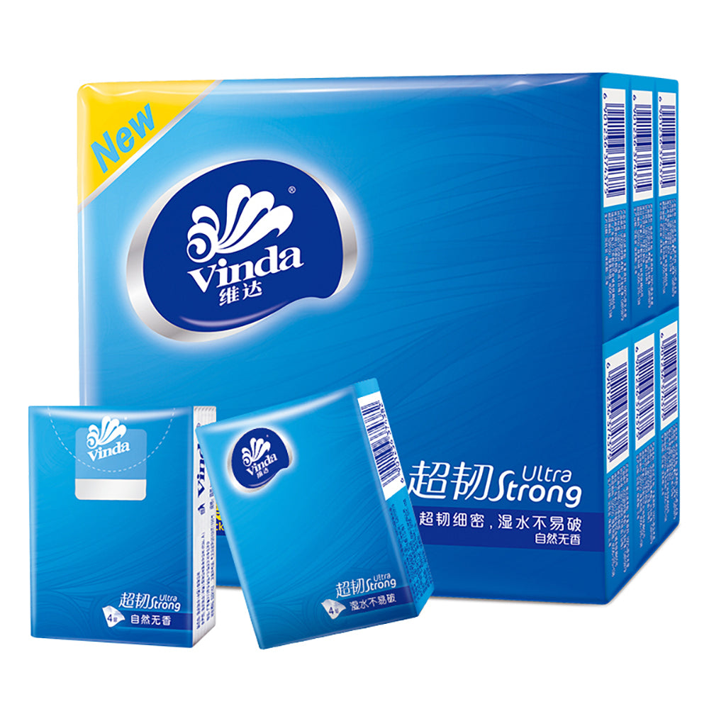 Vinda-Mini-Ultra-Tough-4-Ply-Unscented-Tissues,-18-Packs-1