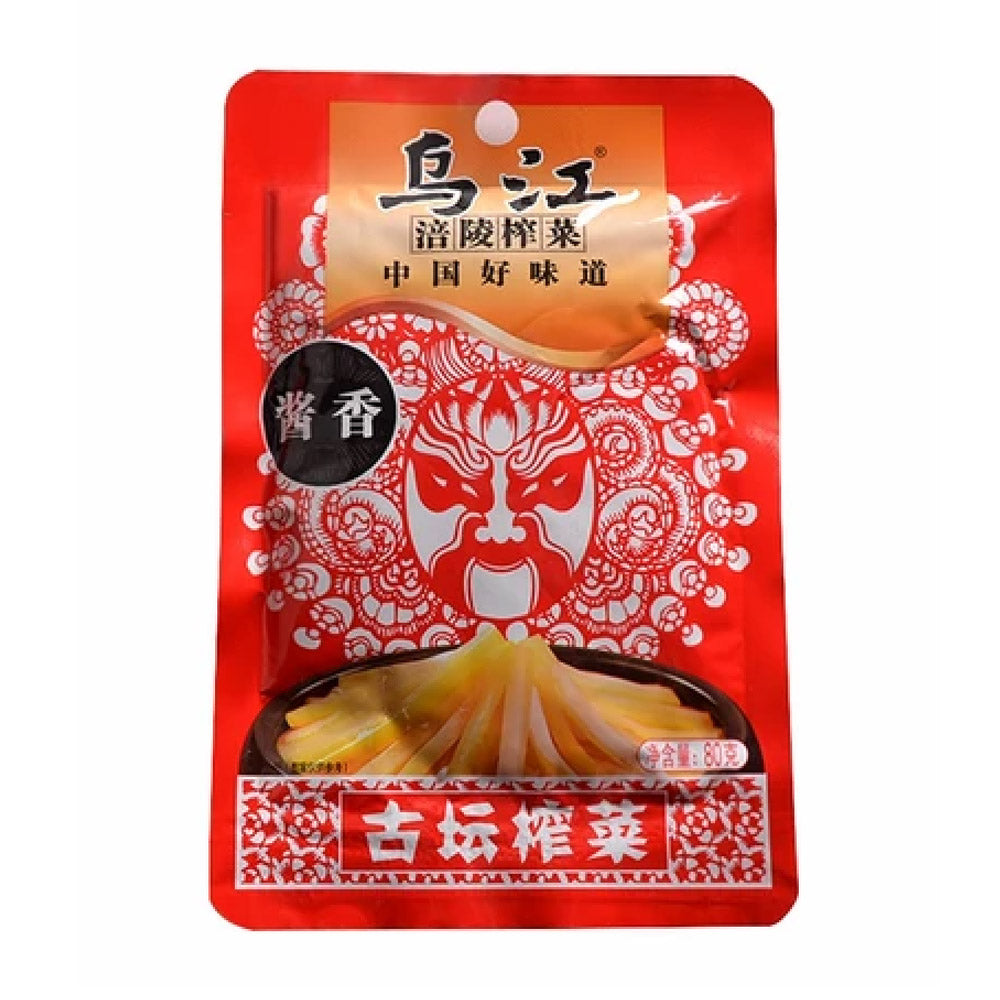 Wujiang Pickled Mustard Tuber Sauce Flavor - 80g x 4-1
