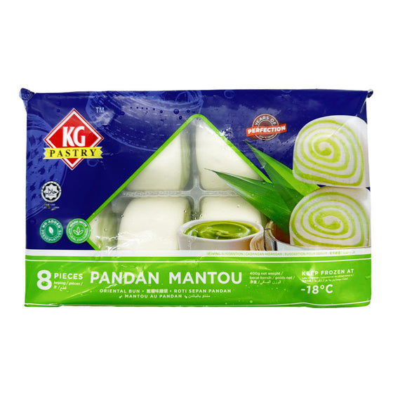 [Frozen] Hakka Pandan Steamed Buns 8pcs 400g