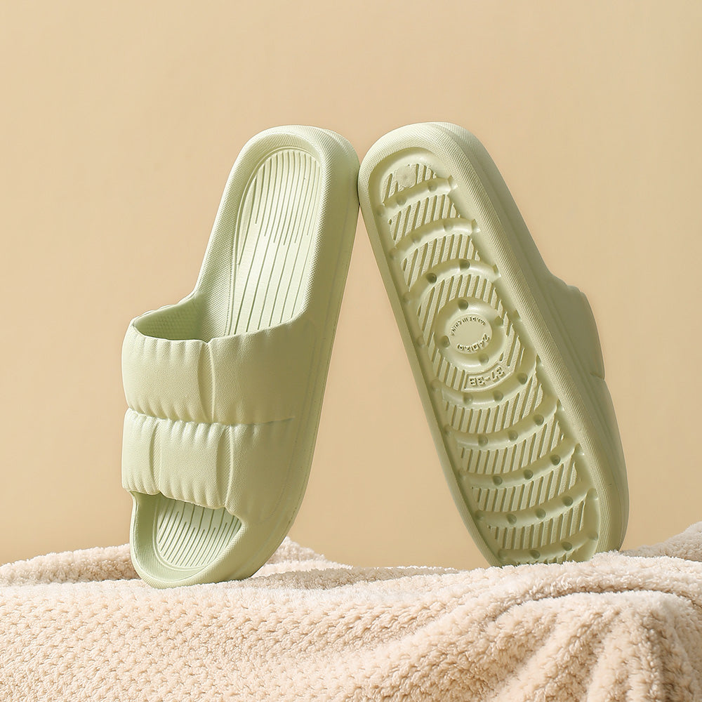 Fasola-Lightweight-Bathroom-Slippers,-Green,-Size-37/38---One-Pair-1