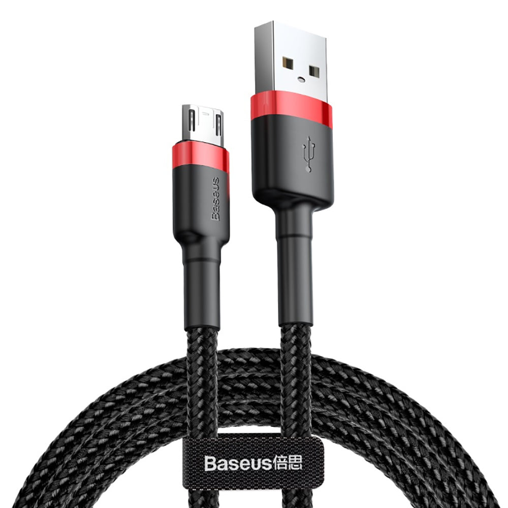 Baseus-Cafule-USB-to-Micro-USB-Cable-2A-3m---Red-and-Black-1