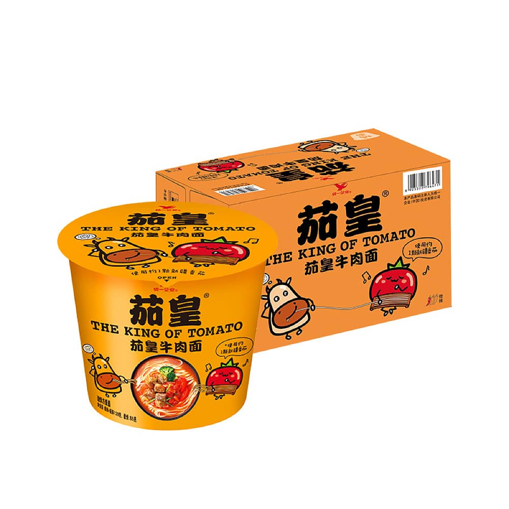 Uni-President-The-King-of-Tomato-Beef-Noodles---128g-x-12-Cups/Box-1