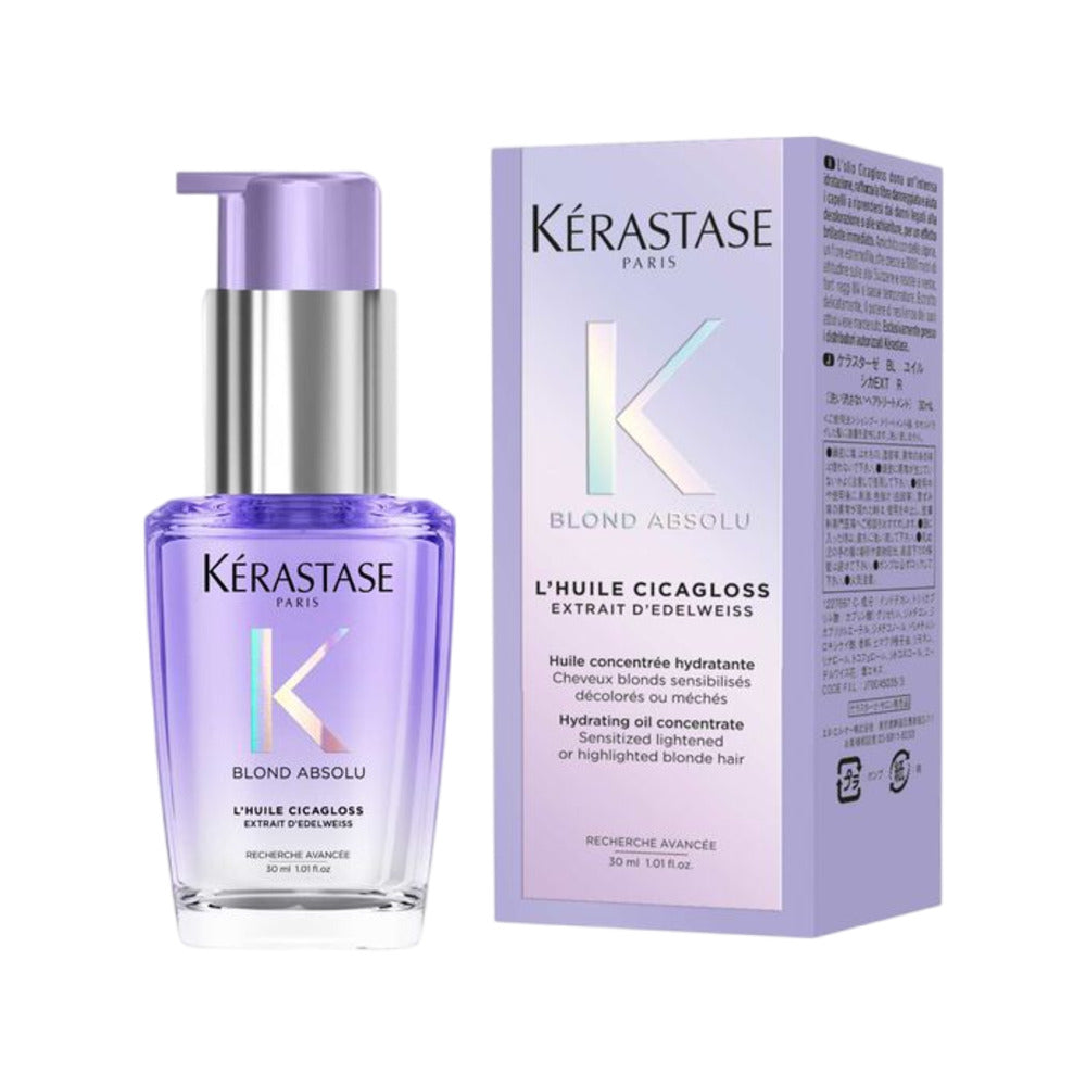 Kérastase-Blond-Absolu-L’Huile-CicaGloss-Hair-Oil-30ml---Leave-In-Shine-Serum-for-Blonde-Hair-1