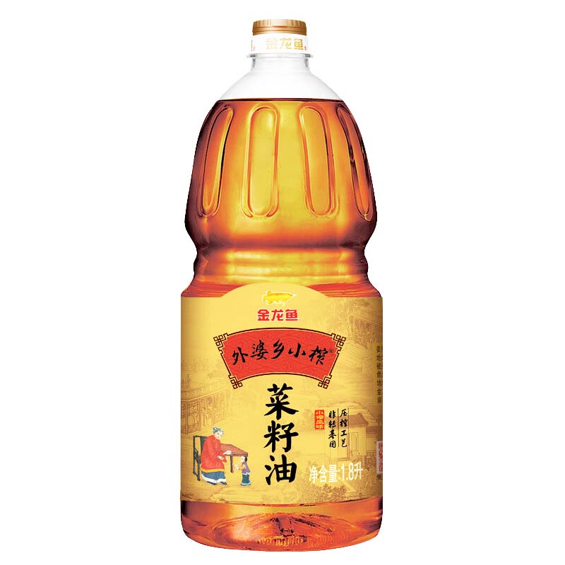 Golden-Dragon-Fish-Grandma's-Hometown-Small-Pressed-Rapeseed-Oil-1.8L-1