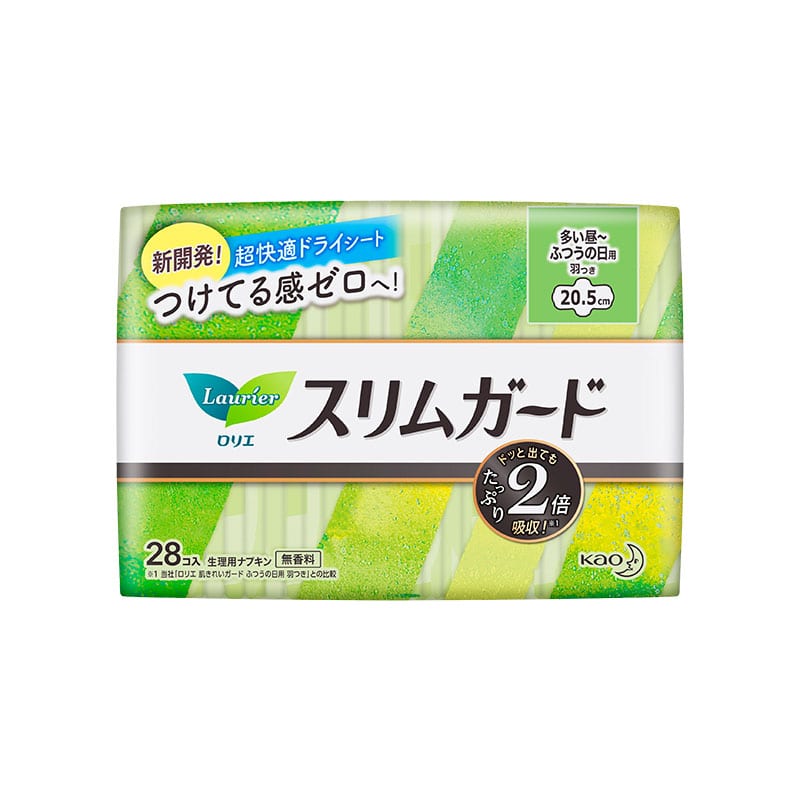 Kao-Laurier-S-Series-Ultra-Thin-Daily-Sanitary-Pads-with-Zero-Touch-and-Instant-Absorption,-20.5cm,-28-Pieces-1