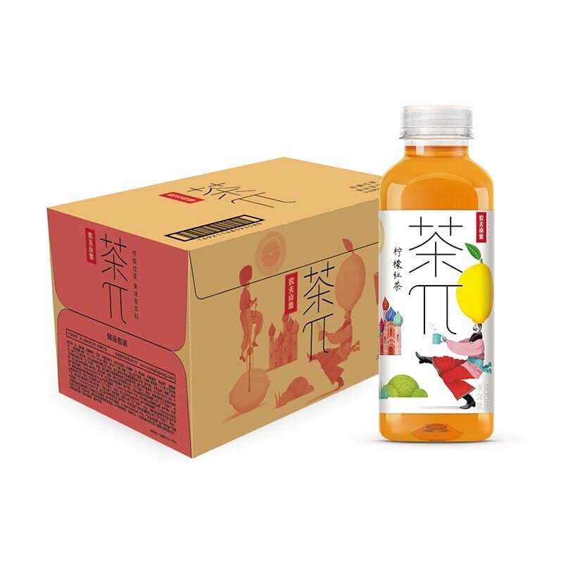 [Full-Case]-Nongfu-Spring-Tea-Pi-Lemon-Red-Tea-Flavour-500ml*15-Bottles/Case-1