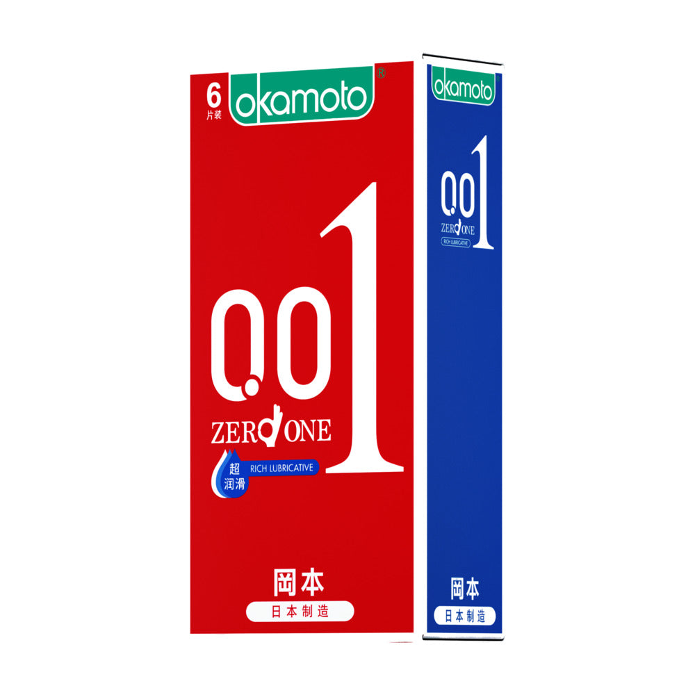 Okamoto-Zero-One-0.01-Ultra-Thin-Condoms---Rich-Lubrication,-6-Pieces-1