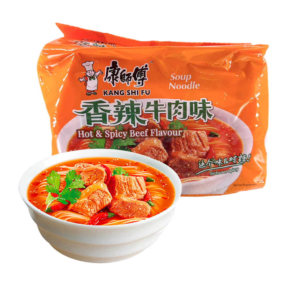 Kang-Shi-Fu-Hot-&-Spicy-Beef-Flavour-Instant-Noodles---104g-x-5-Packs-1