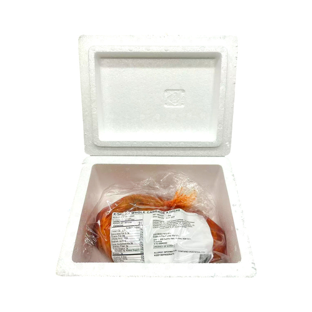 Authentic Korean Whole Cabbage Kimchi - 1.5kg-1