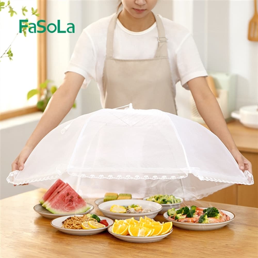 FaSoLa-Foldable-Mesh-Food-Cover---20-Inch,-White-1