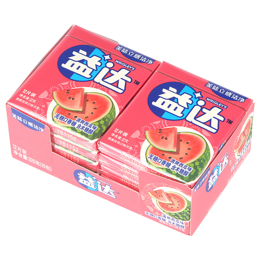 Wrigley's-Extra-Sugar-Free-Watermelon-Flavor-Xylitol-Gum---12-Pieces,-320g-x-10-Packs-1