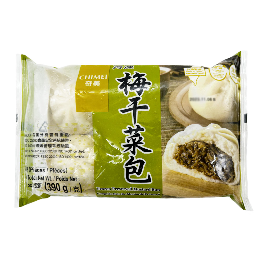 Chimei-Frozen-Preserved-Mustard-Buns---6-Pieces,-390g-1