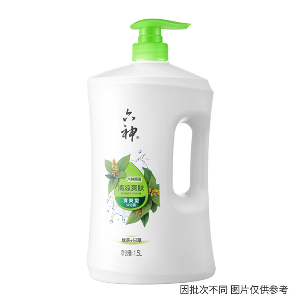 Liu-Shen-Refreshing-Skin-Shower-Gel,-Extra-Volume,-1.5L-1