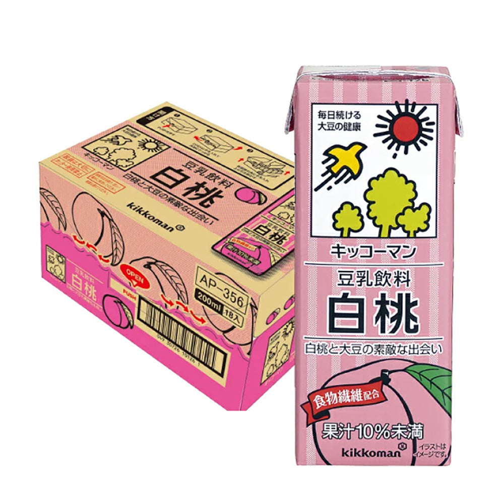 Kikkoman-Soy-Milk-Drink-White-Peach-Flavor-200ml---Box-of-18-1