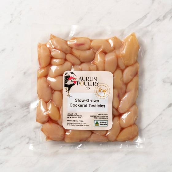 Aurum Poultry Co. Slow-Grown Cockerel Testicles – 250g