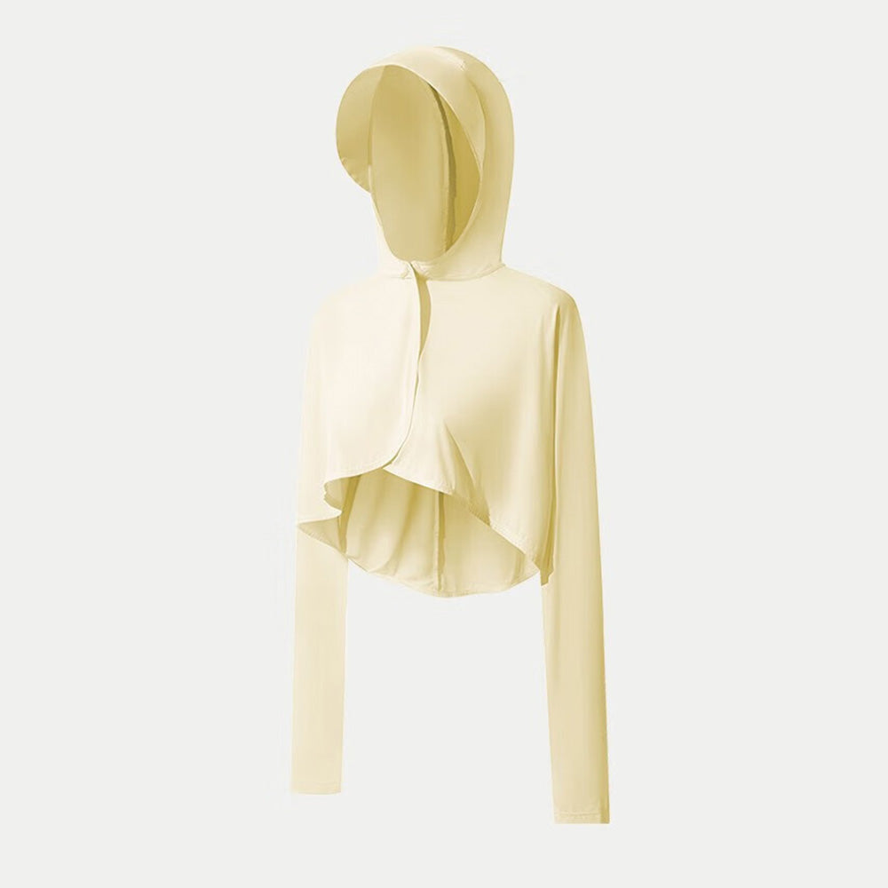 Ubras-Hooded-Sun-Protection-Jacket---Cream-Yellow,-Size-L-1