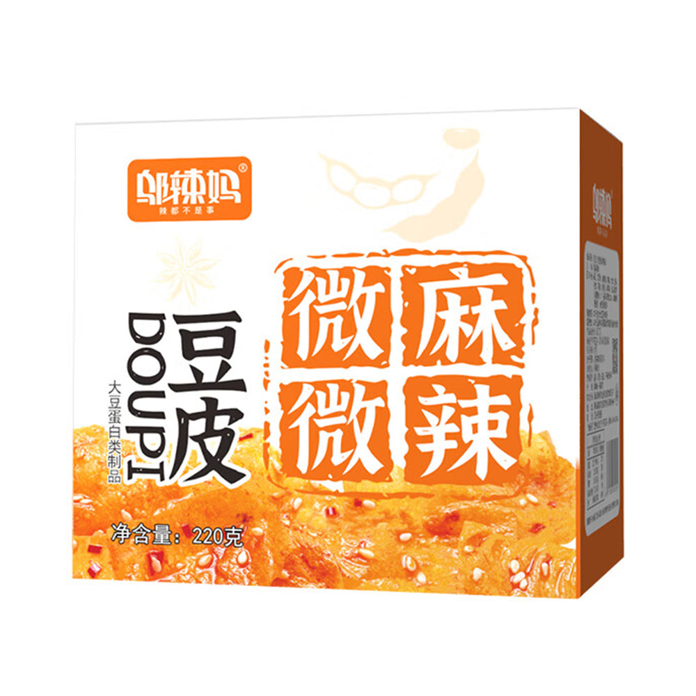 Wulama-Spicy-Tofu-Skin---Mild-Numbing-and-Spicy-Flavor,-220g-1