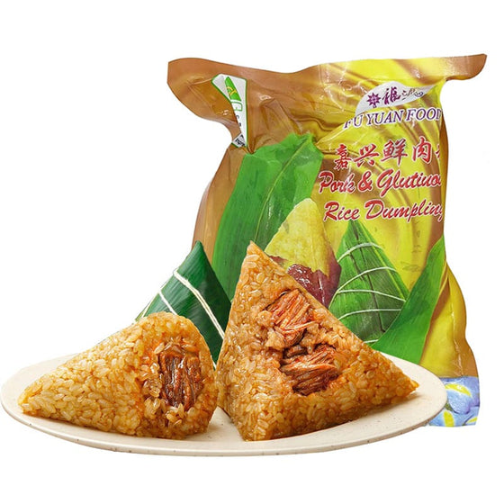 Fuyuan Frozen Pork & Glutinous Rice Dumplings Zongzi - 2 Pieces, 560g